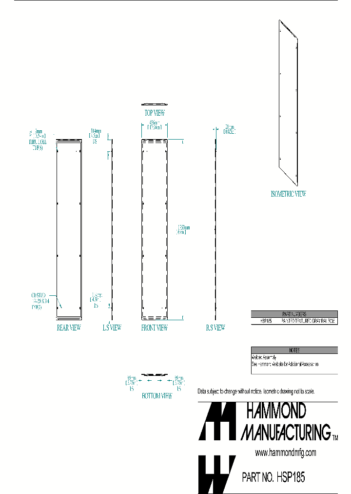 HSP185_7623680.PDF Datasheet