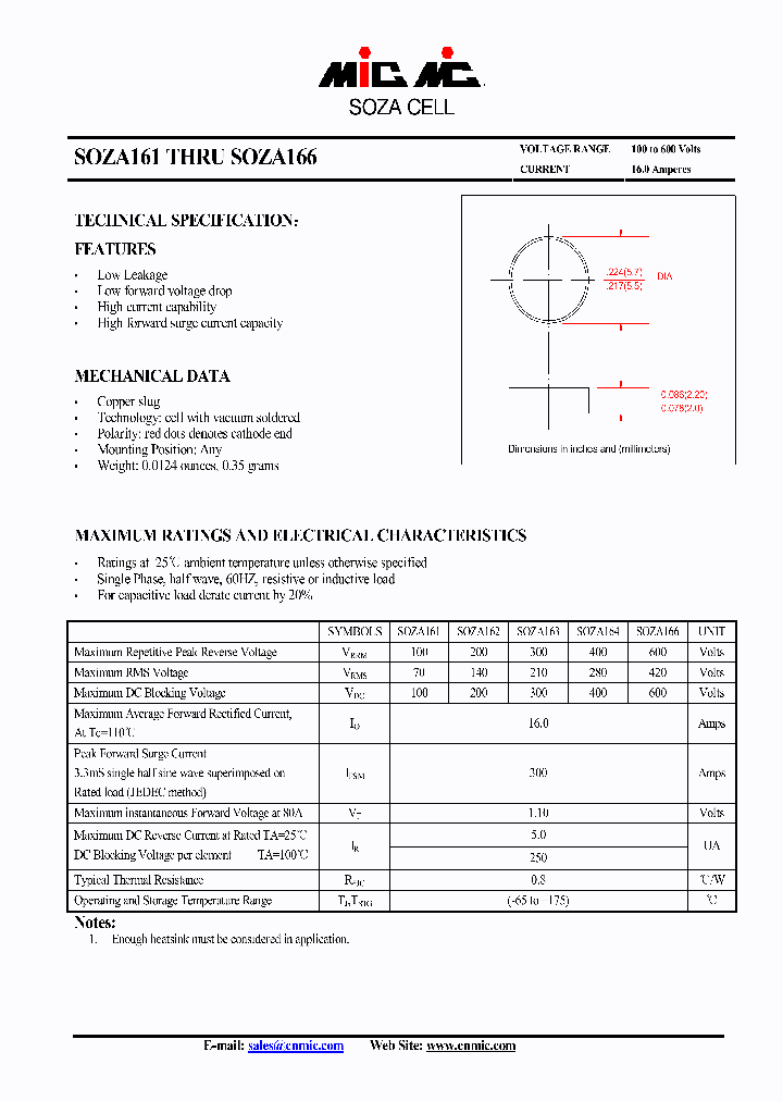 SOZA161_7626581.PDF Datasheet