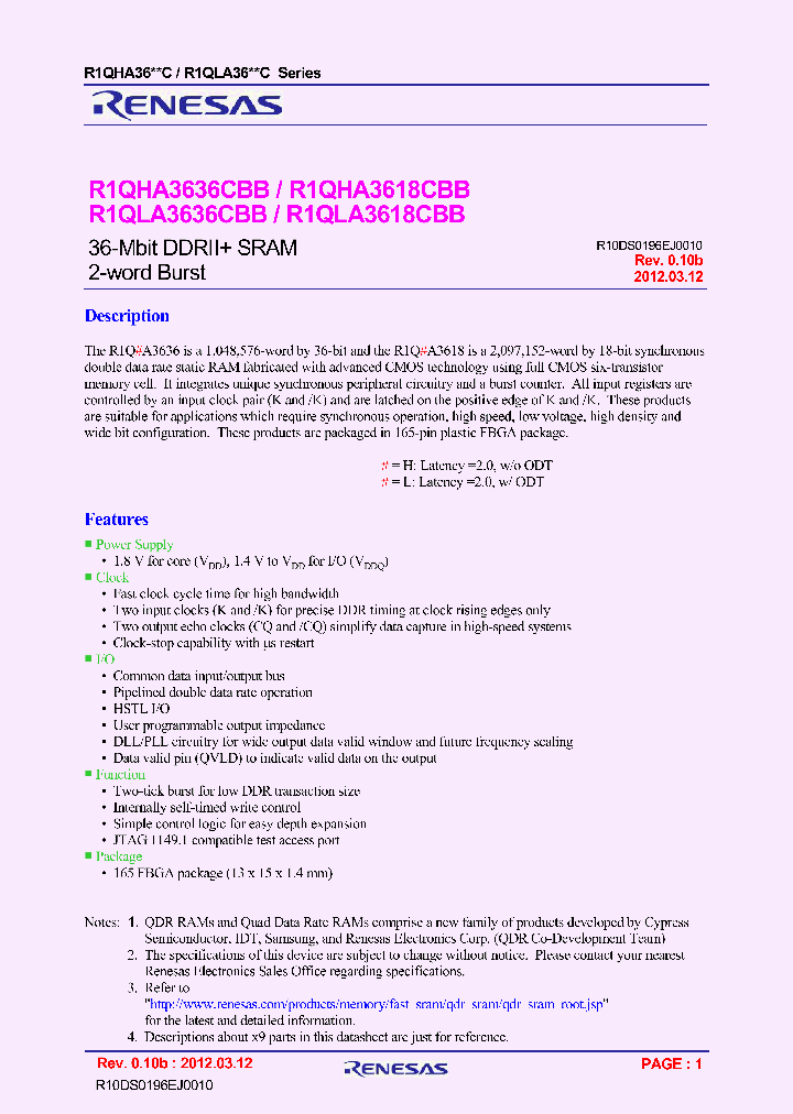 R1QLA3636CBB_7628296.PDF Datasheet