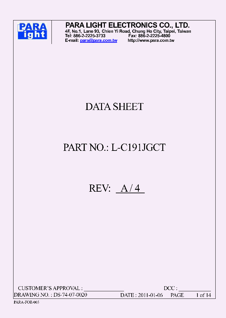 L-C191JGCT_7628963.PDF Datasheet