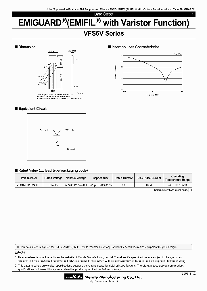 VFS6VD81E221_7629021.PDF Datasheet