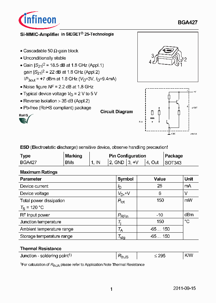 BGA427H6327XTSA1_7629166.PDF Datasheet