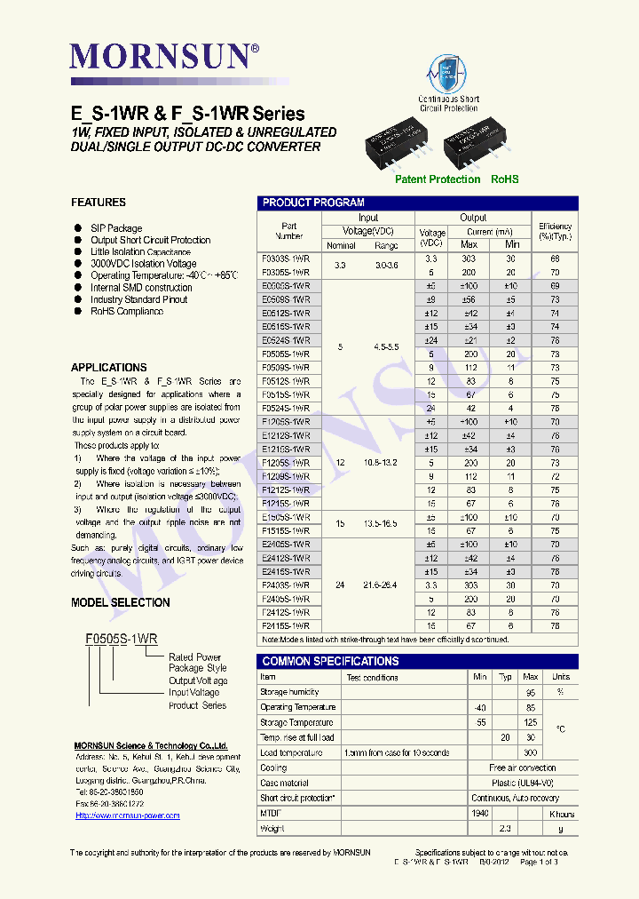 F2403S-1WR_7630043.PDF Datasheet