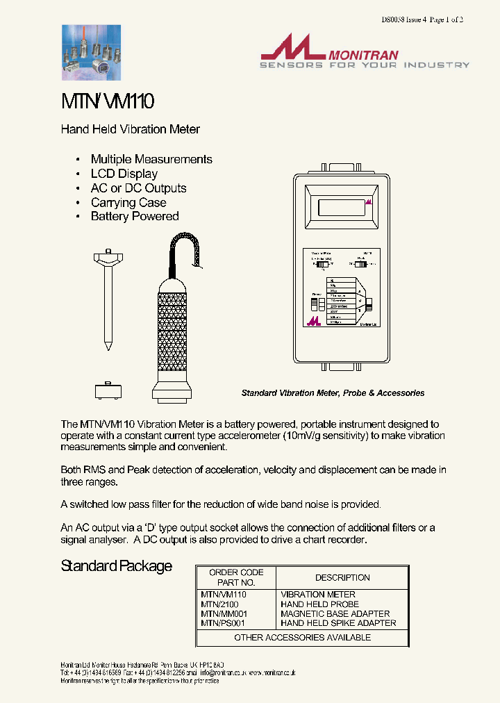 MTNVM110_7630311.PDF Datasheet