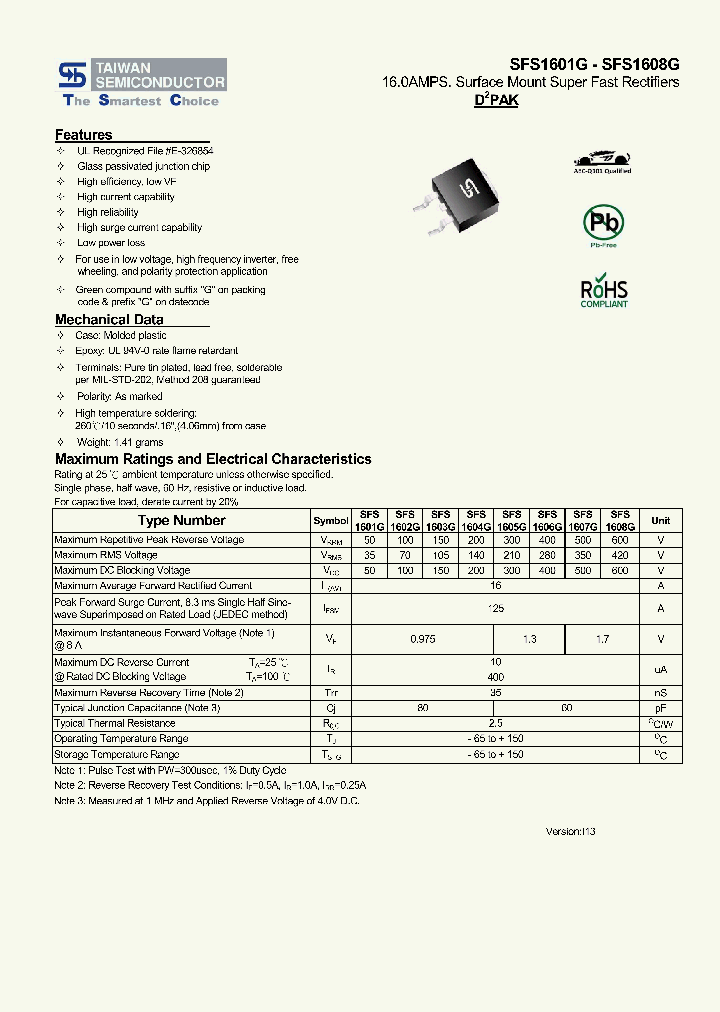 SFS1601G13_7631739.PDF Datasheet