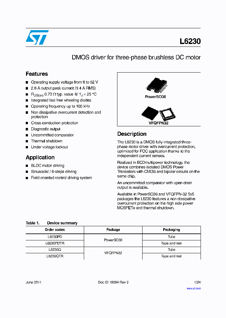 L6230_7633207.PDF Datasheet