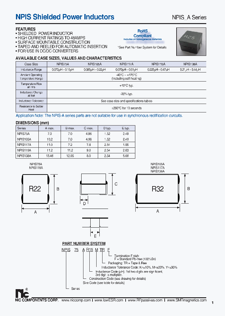 NPIS117AR40-TRF_7635199.PDF Datasheet