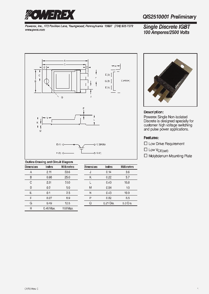 QIS2510001_7635490.PDF Datasheet