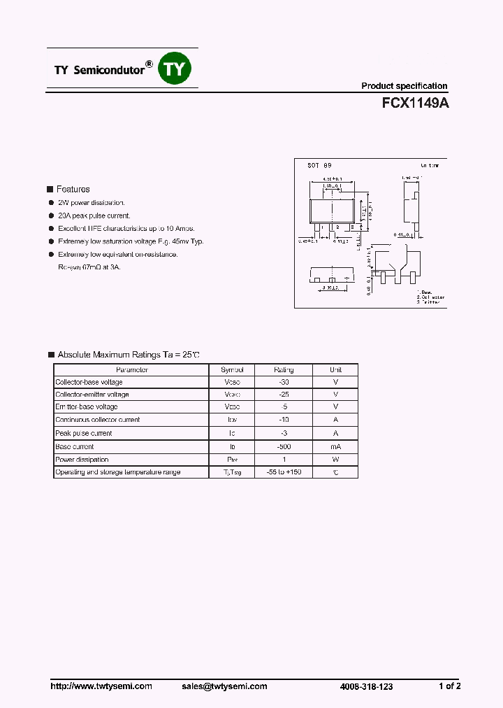 FCX1149A_7637545.PDF Datasheet