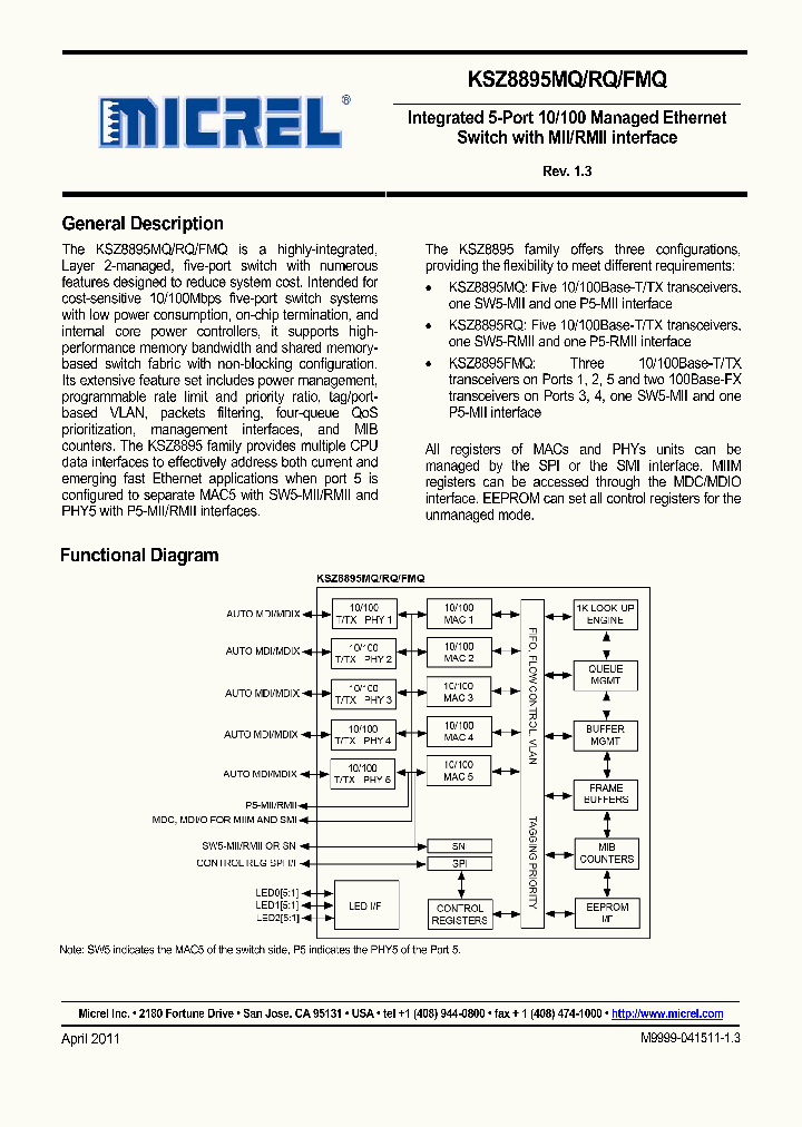 KSZ8895FMQ_7639144.PDF Datasheet