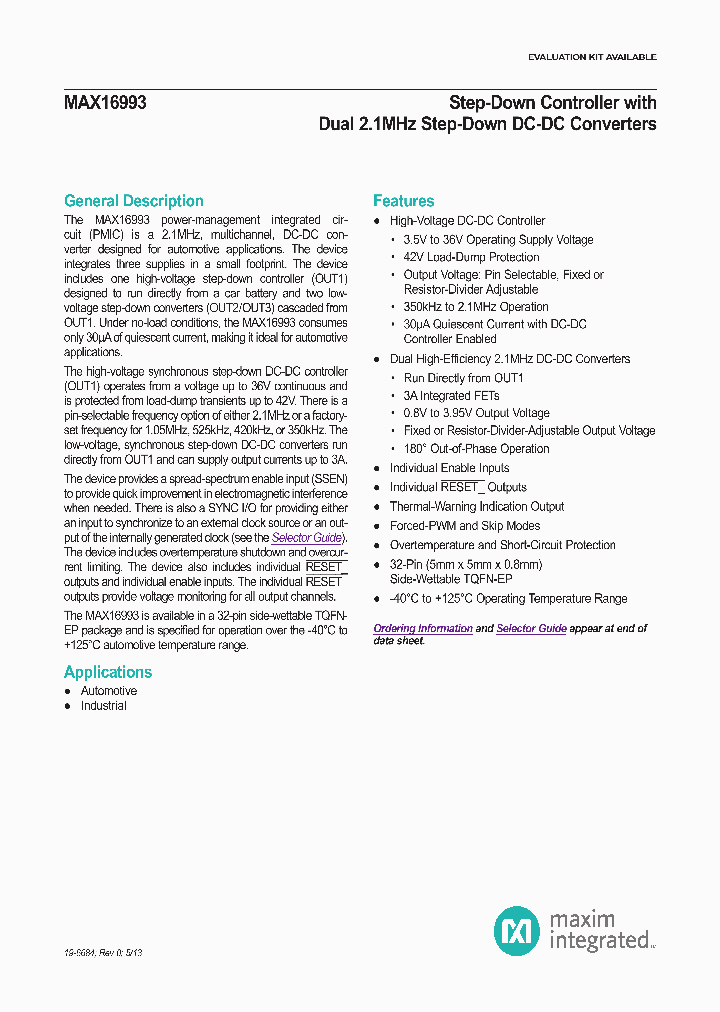 MAX16993_7639472.PDF Datasheet