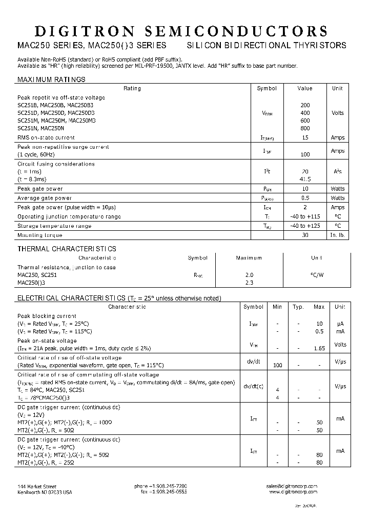 MAC250_7639523.PDF Datasheet