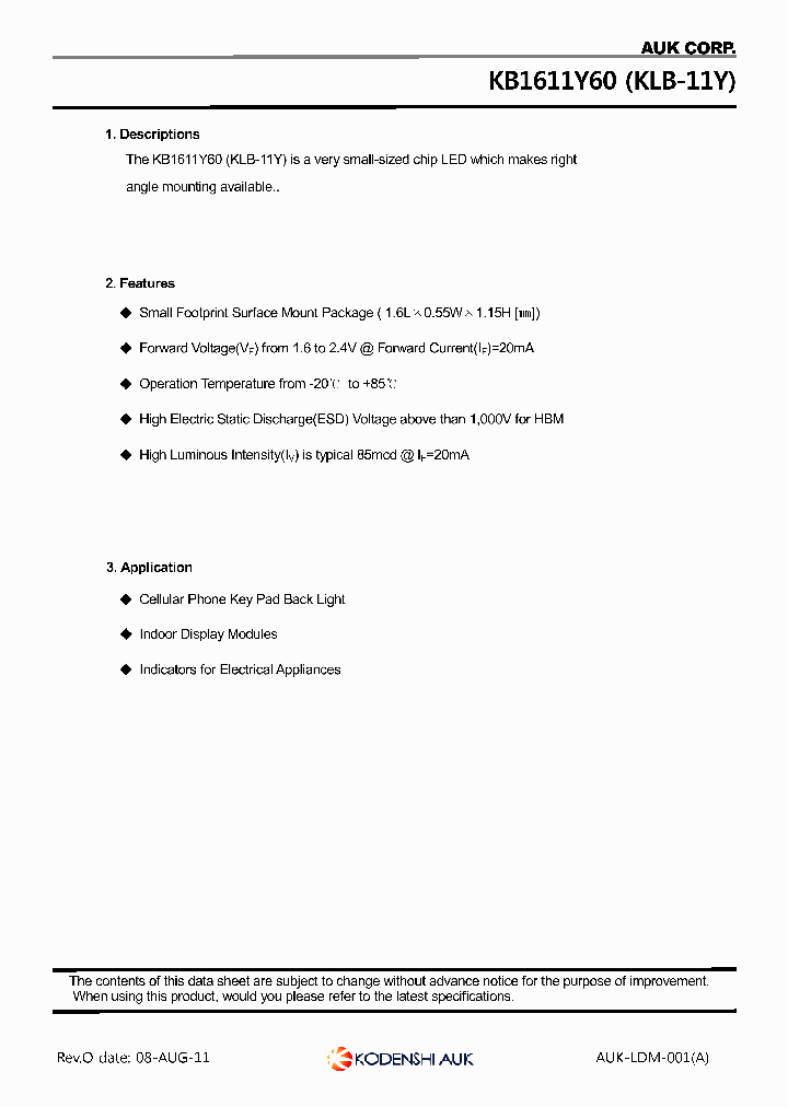 KB1611Y60_7639851.PDF Datasheet