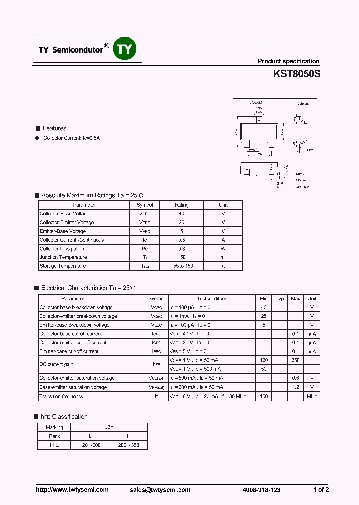 KST8050S_7640874.PDF Datasheet