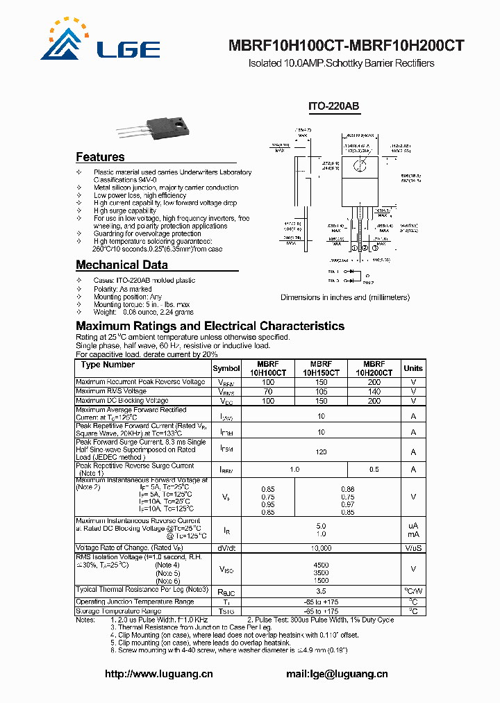 MBRF10H150CT_7642996.PDF Datasheet