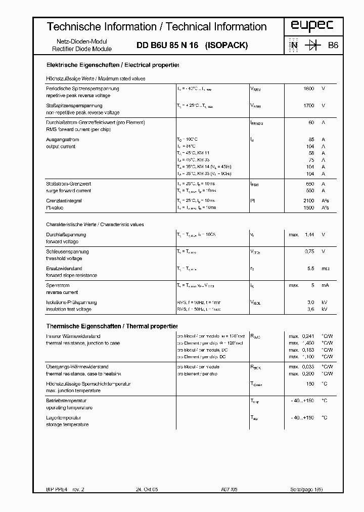 DDB6U85N16L_7646232.PDF Datasheet