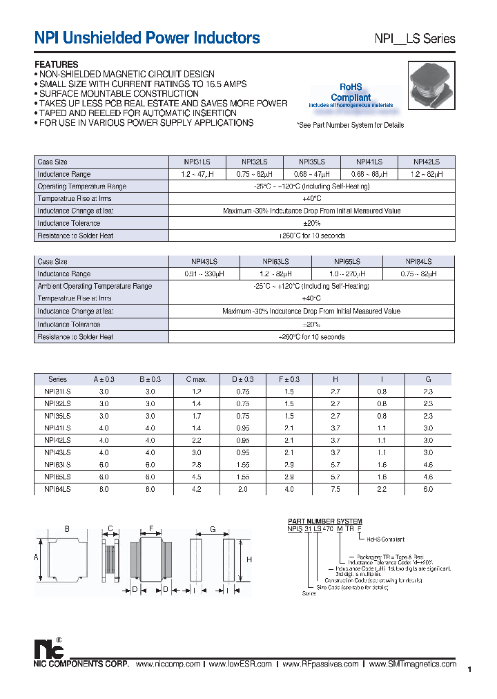 NPI32LS270MTRF_7646418.PDF Datasheet