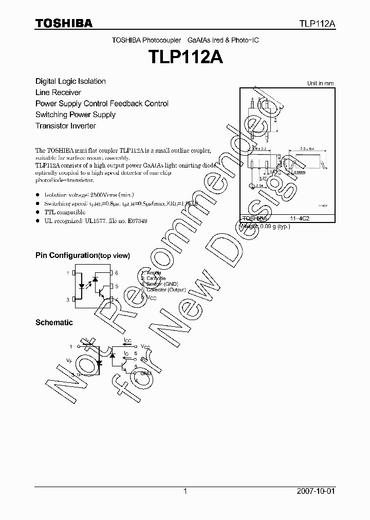 TLP112ATPLF_7646799.PDF Datasheet