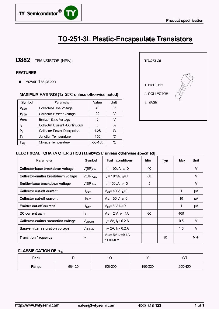 D882-TO251-3L_7647362.PDF Datasheet