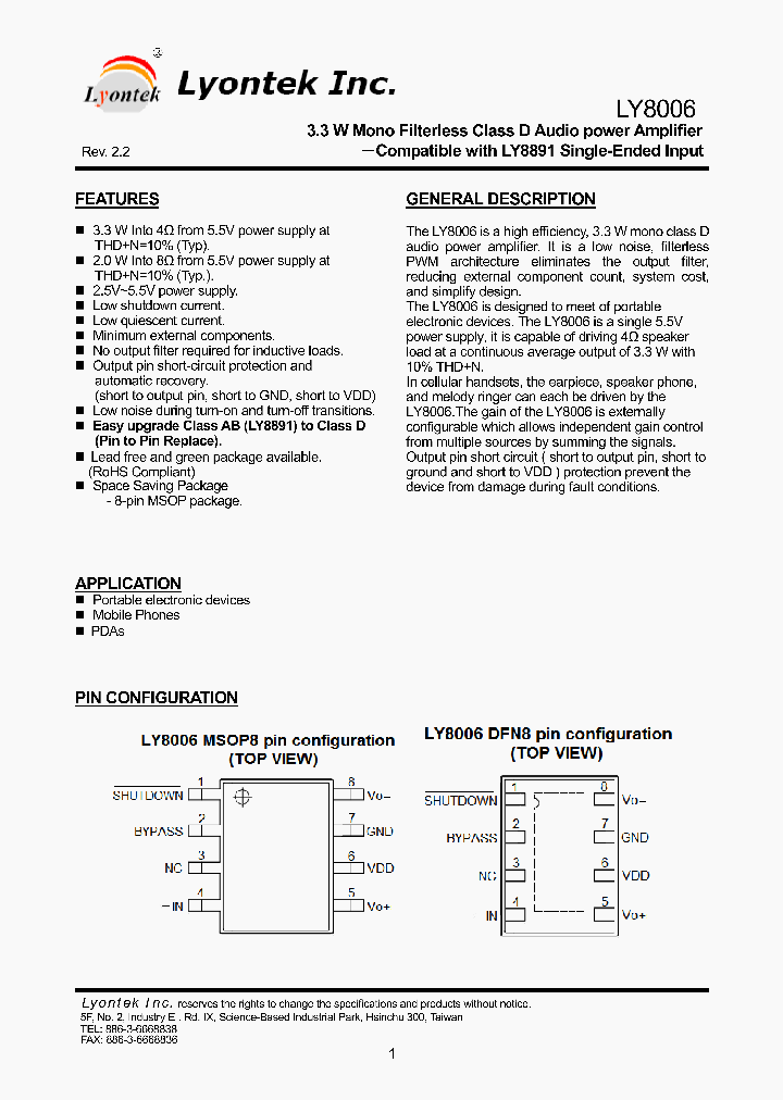 LY8006UL_7648596.PDF Datasheet