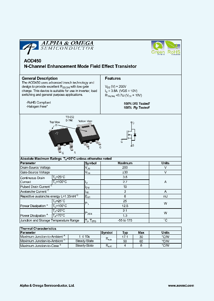 AOD45008_7651353.PDF Datasheet