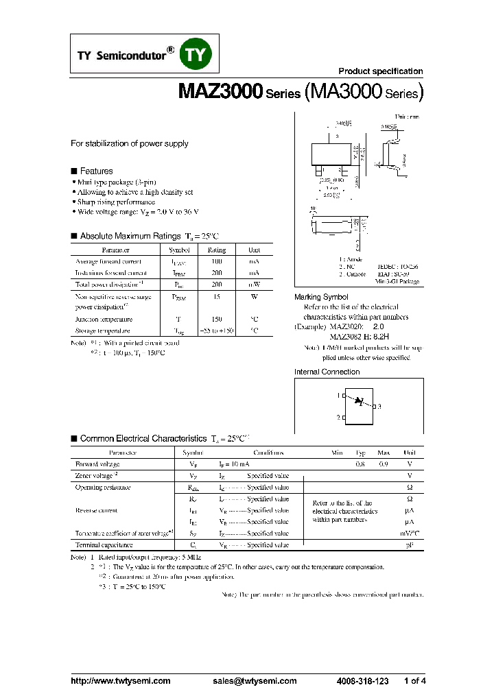 MAZ3100-M_7651417.PDF Datasheet