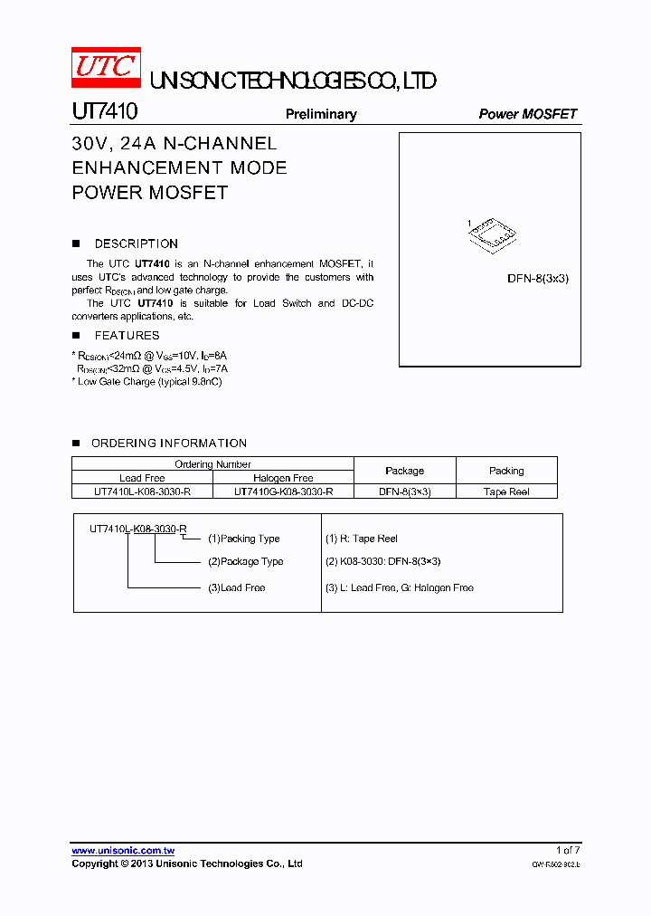 UT7410G-K08-3030-R_7651569.PDF Datasheet