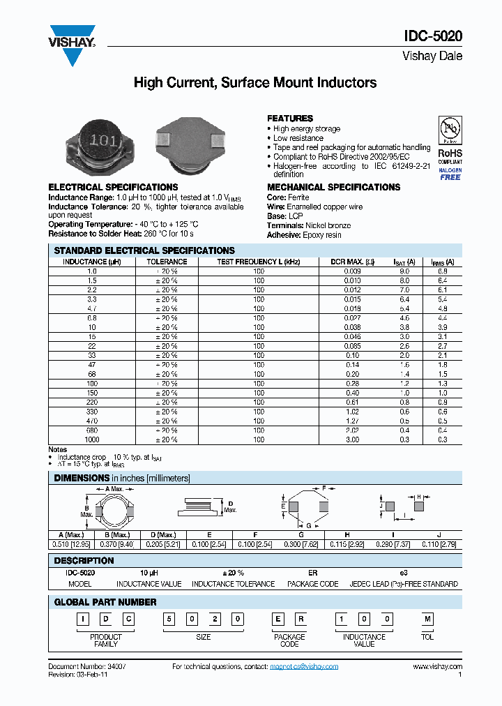 IDC5020ER330M_7656285.PDF Datasheet