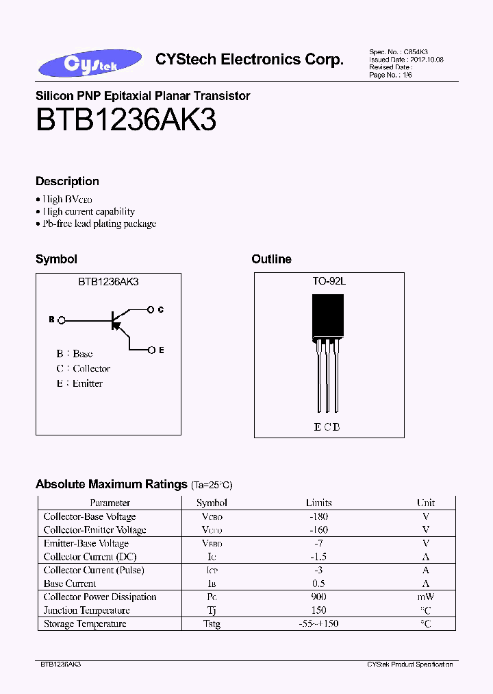 BTB1236AK3-O-BK-S_7660344.PDF Datasheet