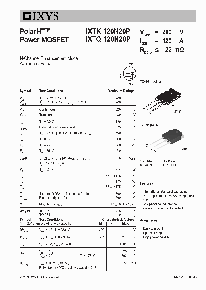 IXTK120N20P_7663118.PDF Datasheet