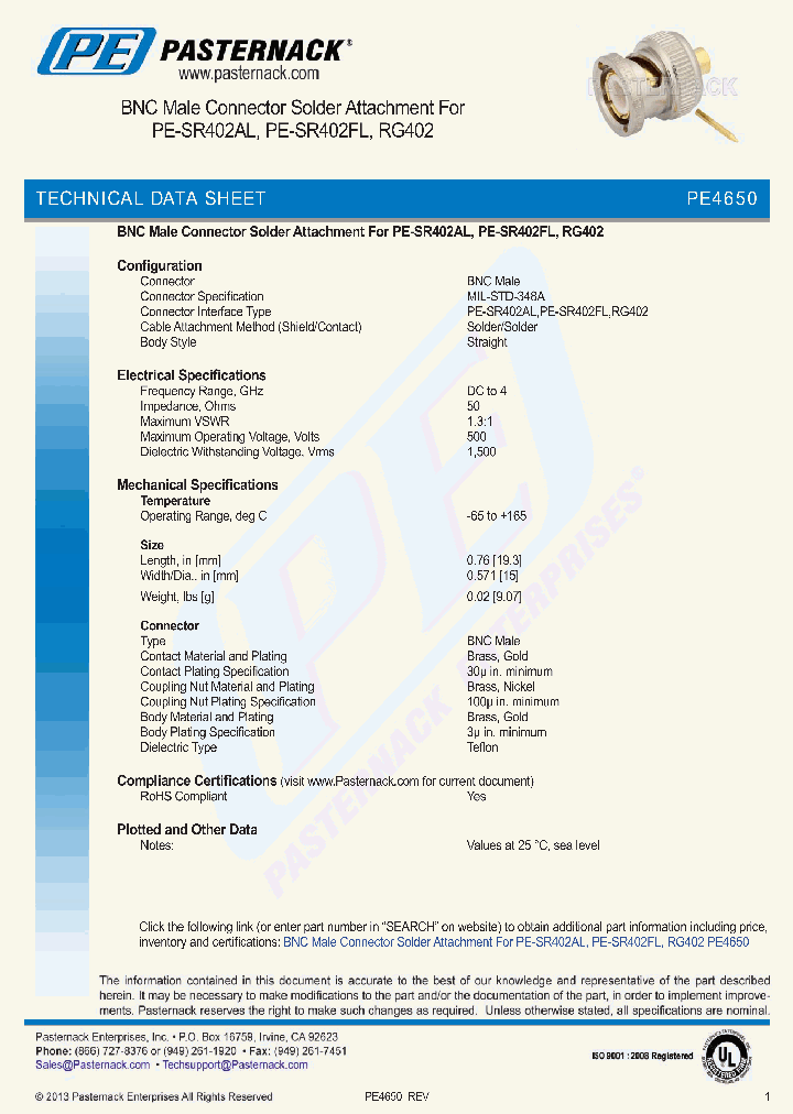 PE4650_7664001.PDF Datasheet