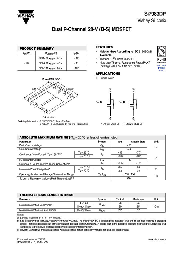 SI7983DP-T1-GE3_7667124.PDF Datasheet