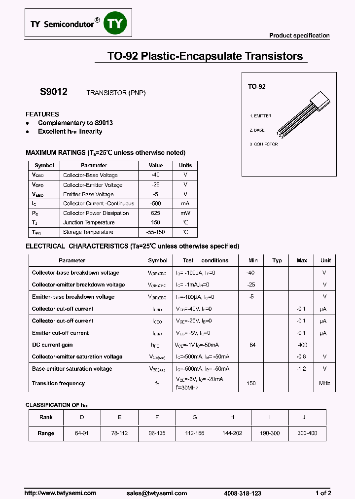 S9012-TO92_7666898.PDF Datasheet