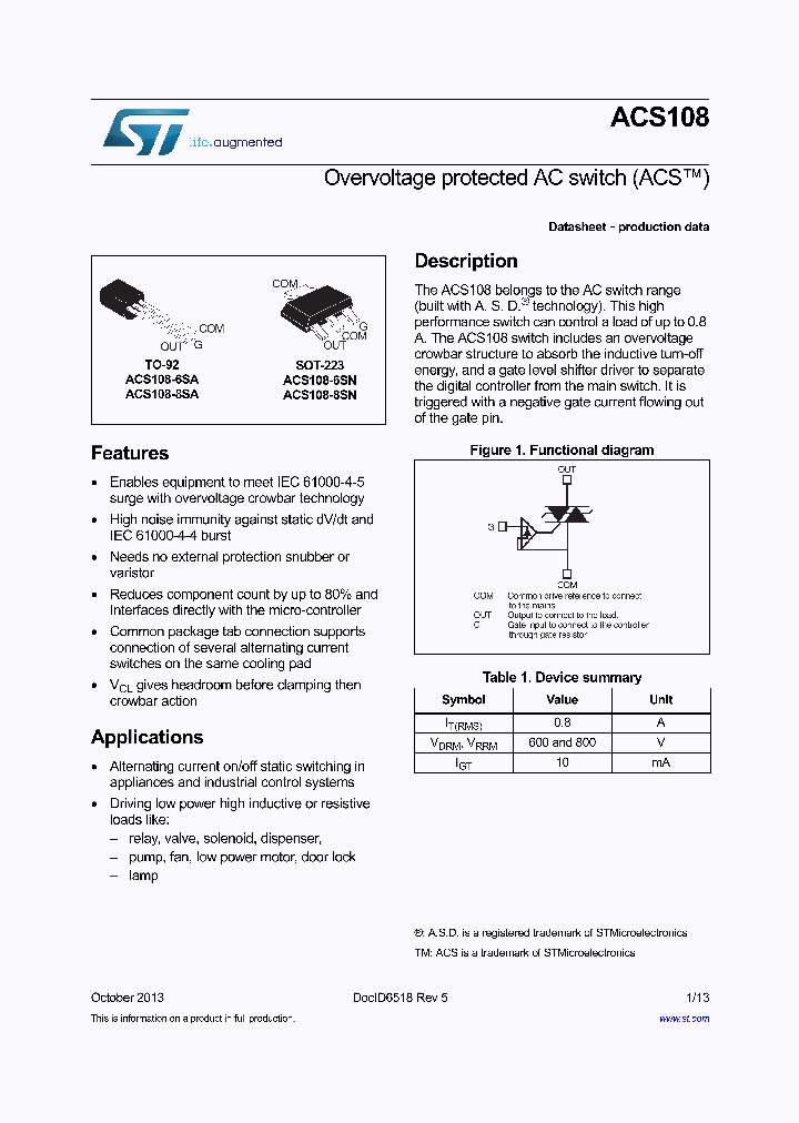 ACS108_7667318.PDF Datasheet