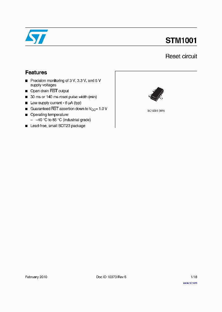 STM1001MWX6F_7667625.PDF Datasheet