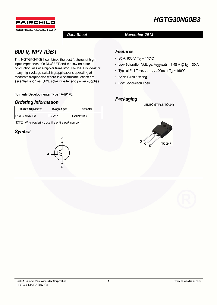 G30N60B3_7668175.PDF Datasheet