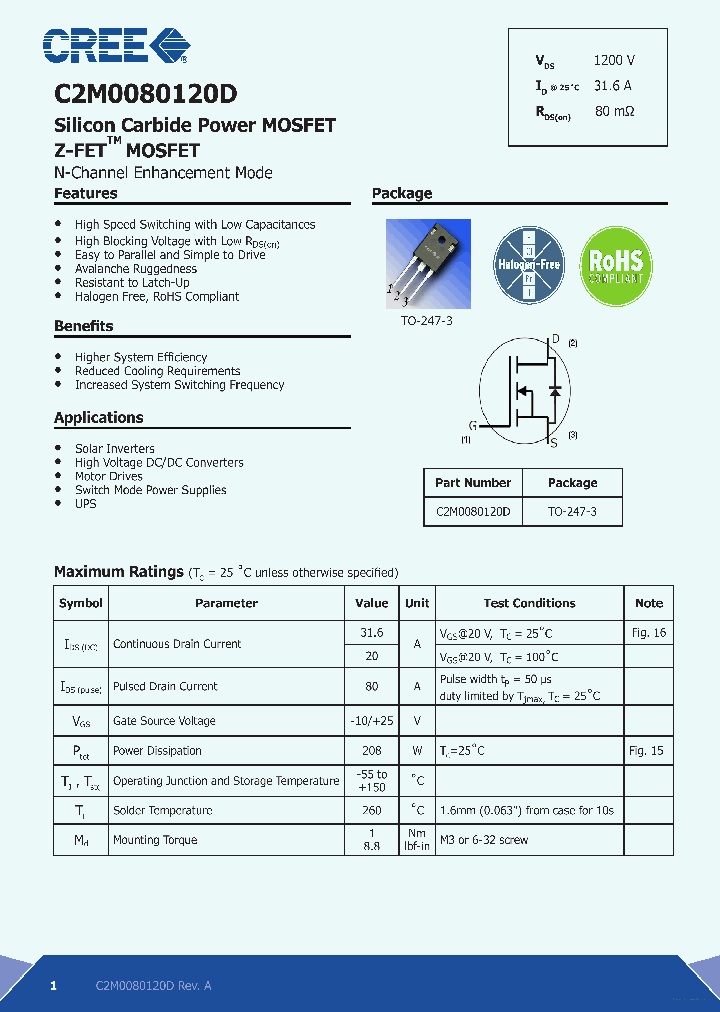 C2M0080120D_7668496.PDF Datasheet