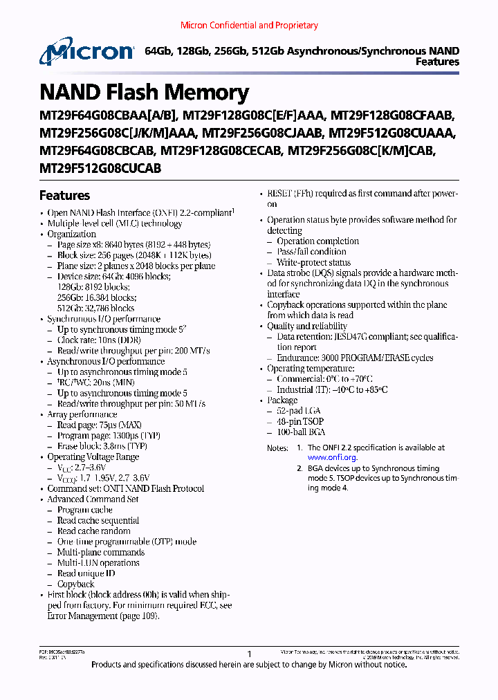 MT29F128G08CFAAB_7668323.PDF Datasheet