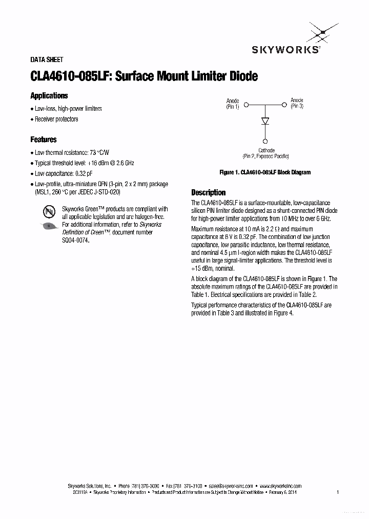 CLA4610-085LF_7668618.PDF Datasheet