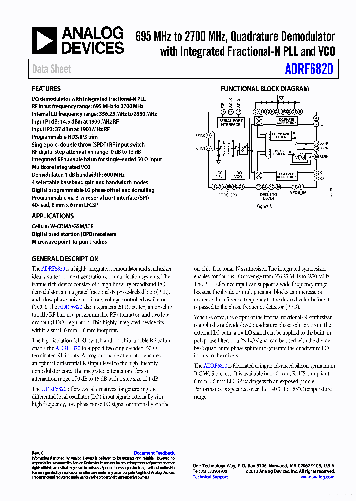 ADRF6820_7669352.PDF Datasheet