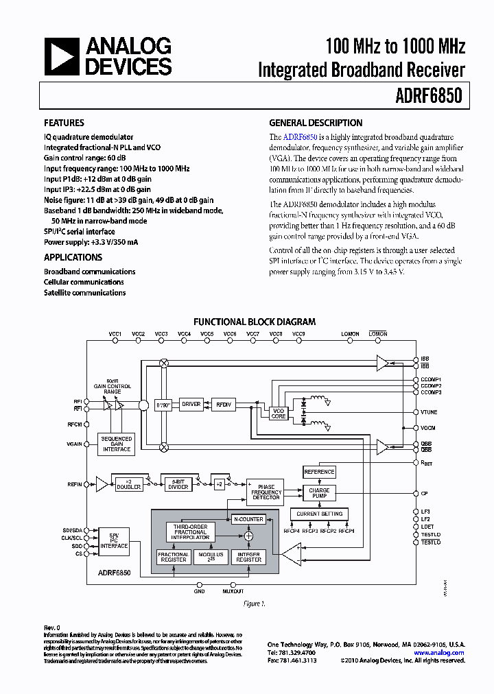 EVAL-ADRF6850EB1Z_7669351.PDF Datasheet