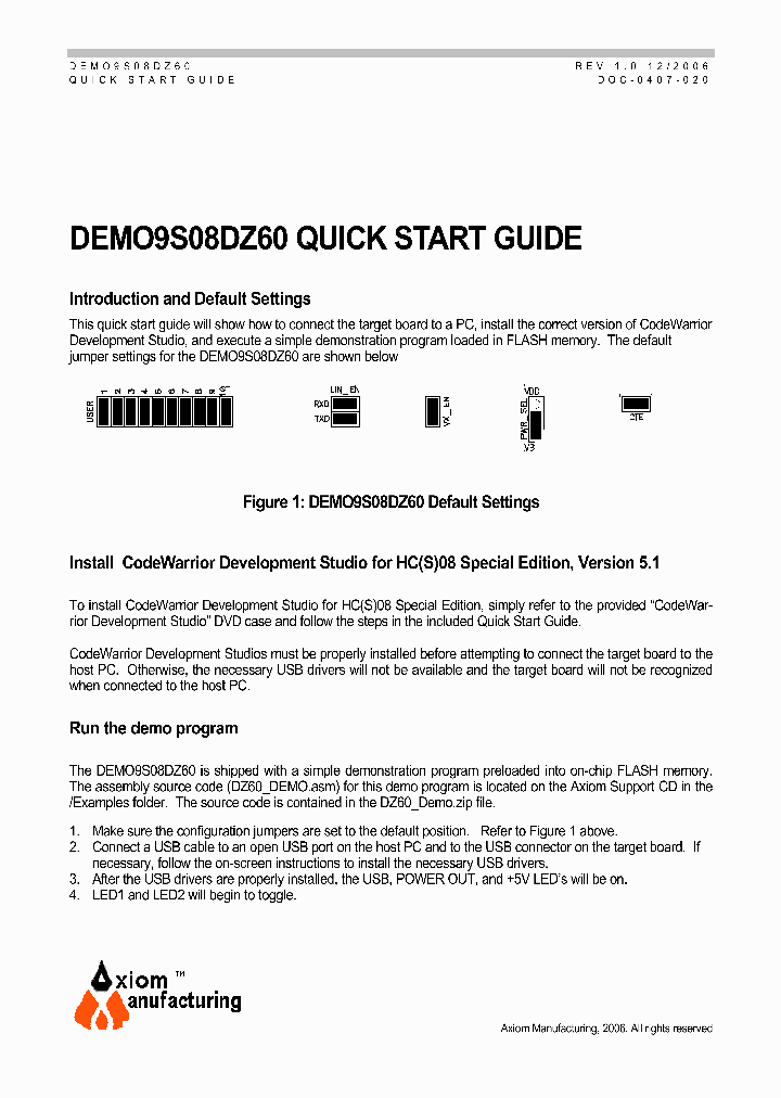 DEMO9S08DZ60_7670413.PDF Datasheet
