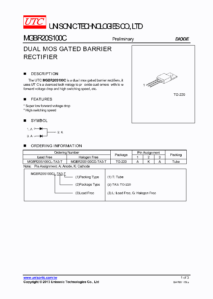 MGBR20S100C_7670604.PDF Datasheet
