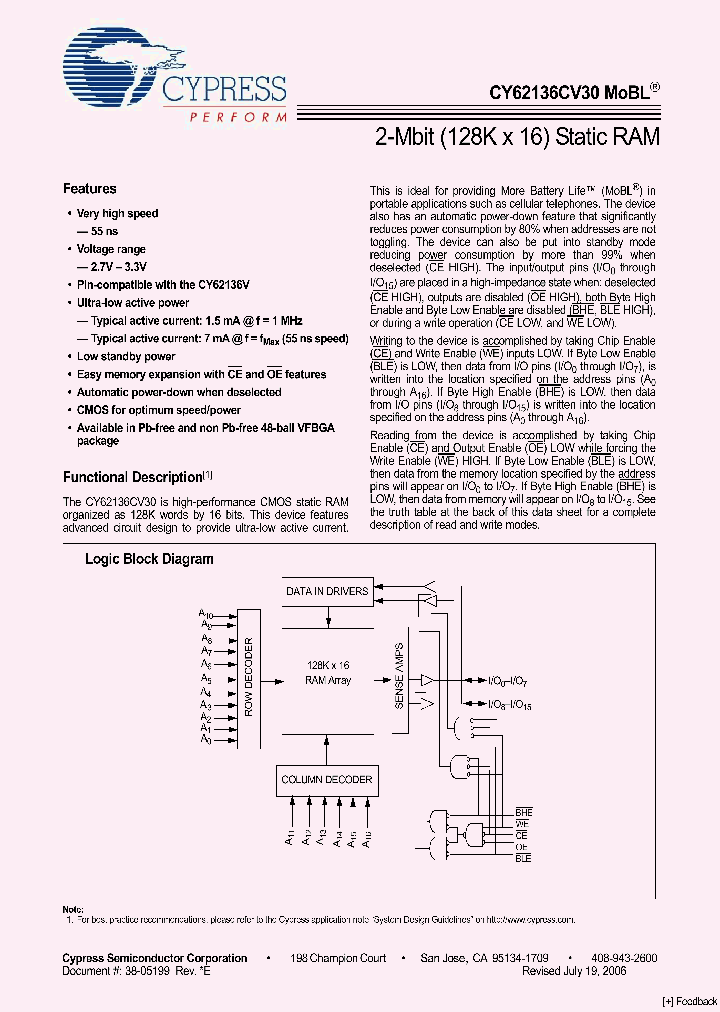 CY62136CV30LL-55BVXI_7670621.PDF Datasheet