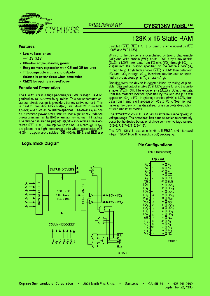 CY62136V-70BAI_7670629.PDF Datasheet