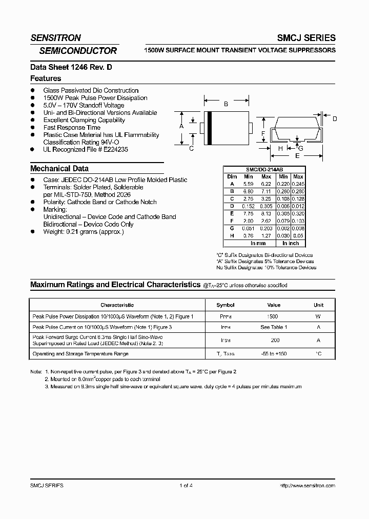 SMCJ26_7671529.PDF Datasheet