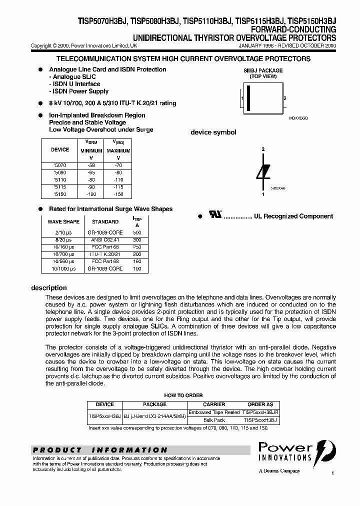 TISP5115H3BJ_7673069.PDF Datasheet