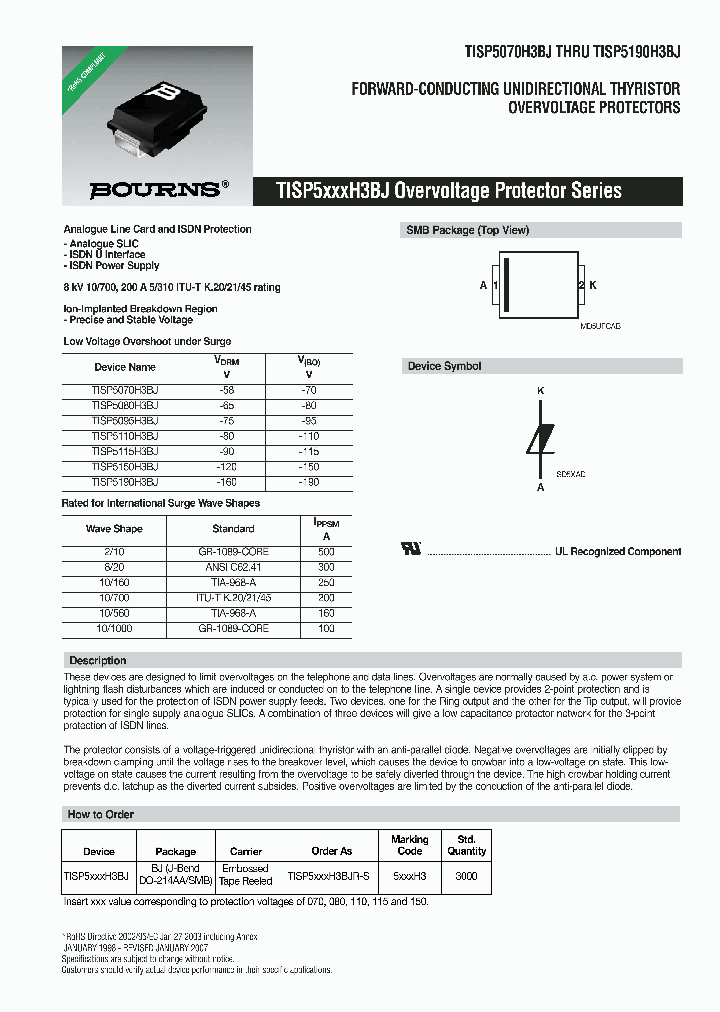 TISP5110H3BJ_7673071.PDF Datasheet