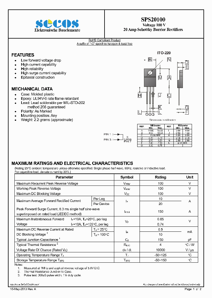 SPS20100_7673612.PDF Datasheet