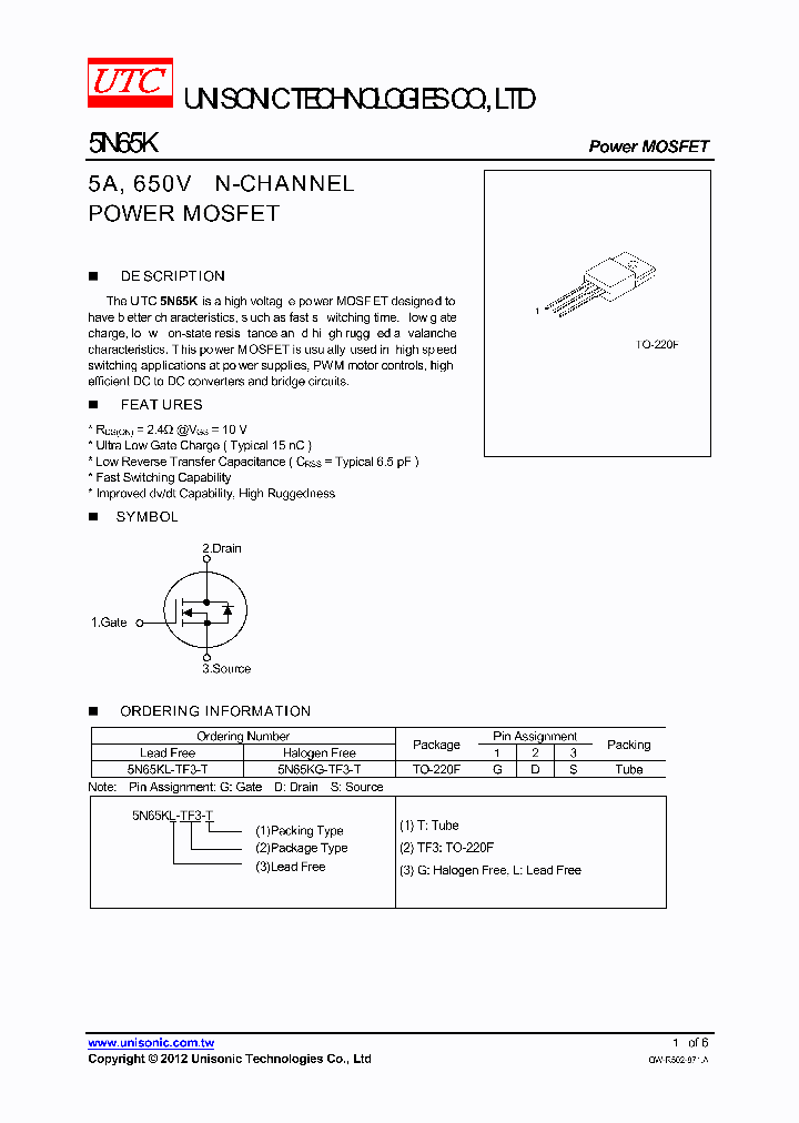 5N65K_7674070.PDF Datasheet